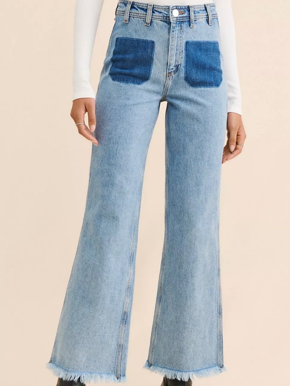 Anthropologie Seventy Mochi NWOT Patched Pocket Mabel Jeans (29)